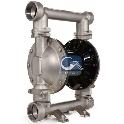 【批发仿固瑞克款QBY/K3-32型316不锈钢气动隔膜泵衬特氟龙膜】价格,厂家,图片,泵,上海革新泵业制造-